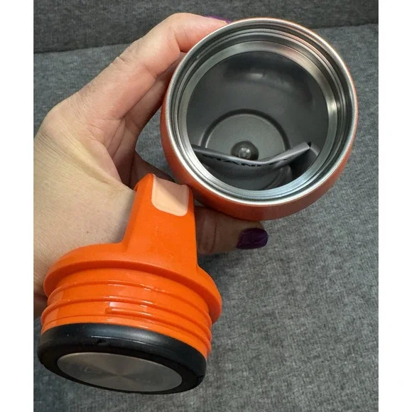 STANLEY Aerolight IceFlow Bottle Cap and Carry Wide Mouth 36 oz Tigerlily Orange - Picture 6 of 7